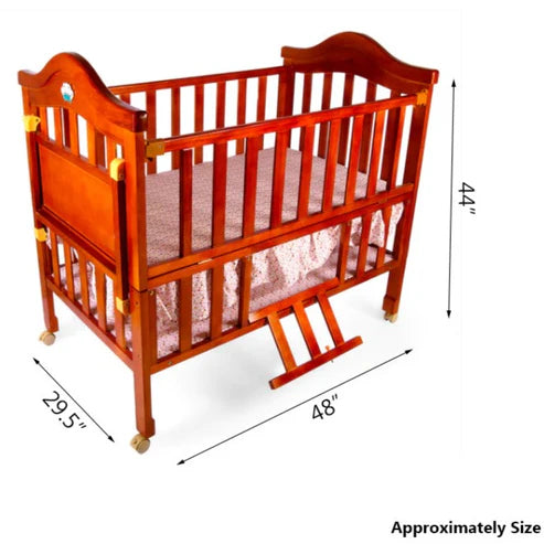 Junior Brown Baby Cot BC-580