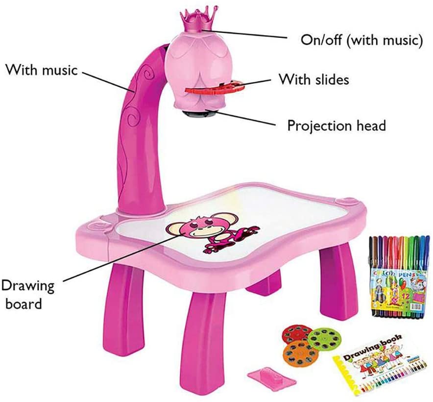 3 In 1 LED Projector Drawing Table Toy