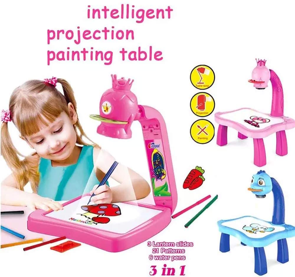 3 In 1 LED Projector Drawing Table Toy