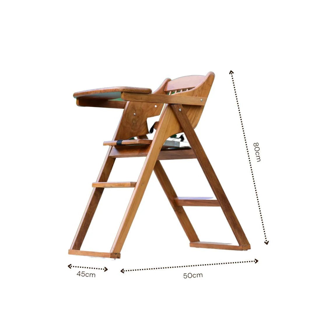 BABY WOODEN FEEDING CHAIR