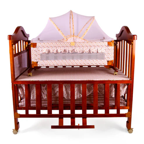 Junior Brown Baby Cot BC-580