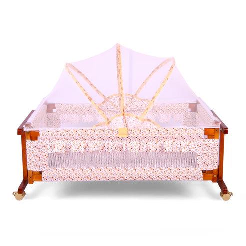 Junior Brown Baby Cot BC-580