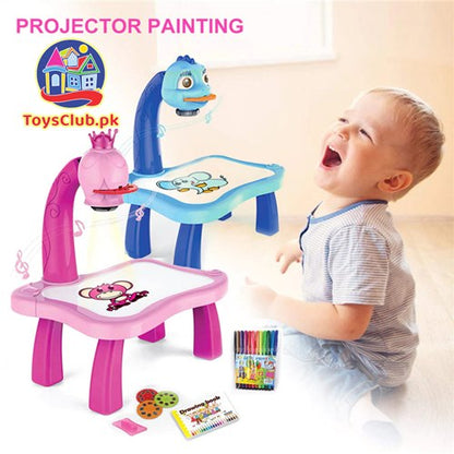 3 In 1 LED Projector Drawing Table Toy