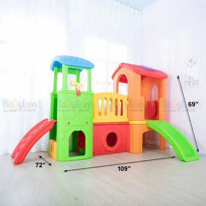 CHILDREN PLAY CENTER + SLIDE L-109" W-71" H-68"