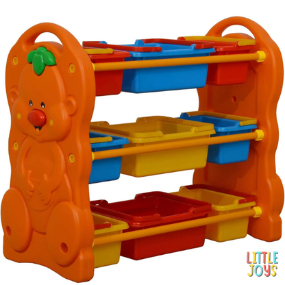 KIDS TOYS STORAGE STAND L-37" W-14" H-31"