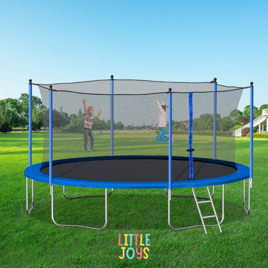 14FT TRAMPOLINE WITH STAIR & NET